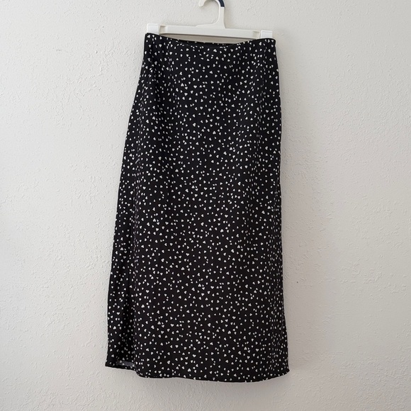 a new day Dresses & Skirts - A New Day Black and White Patterned Maxi Skirt